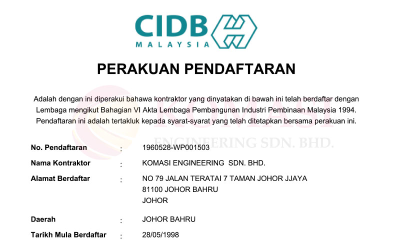 CIDB Finance Malaysia