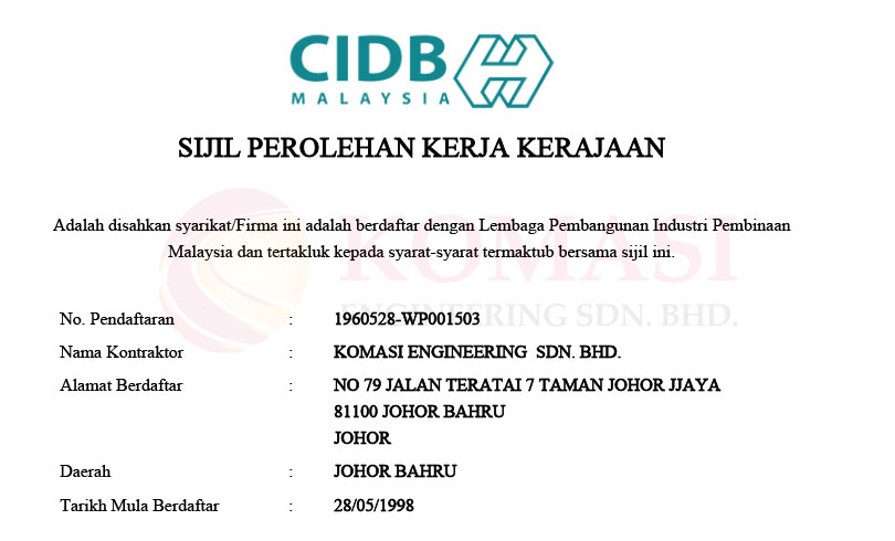 CIDB Finance Malaysia