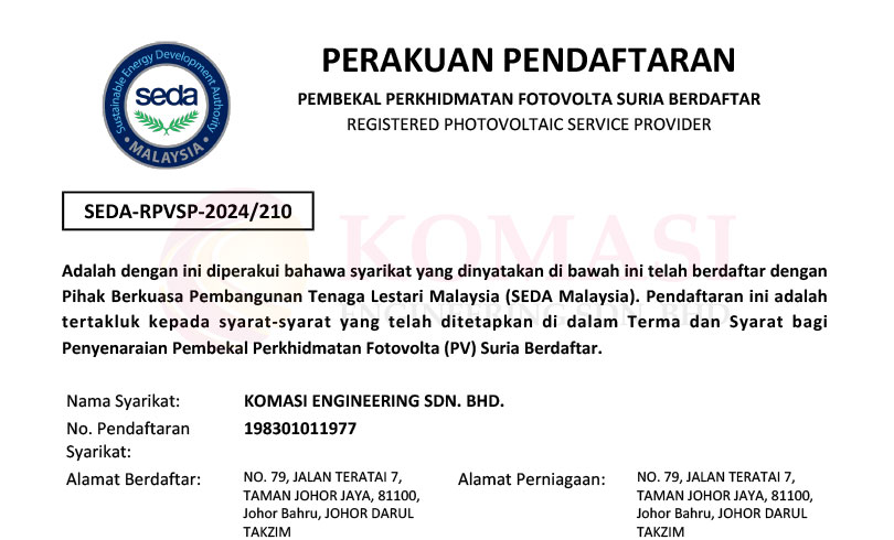 SEDA Malaysia (photovoltaic)